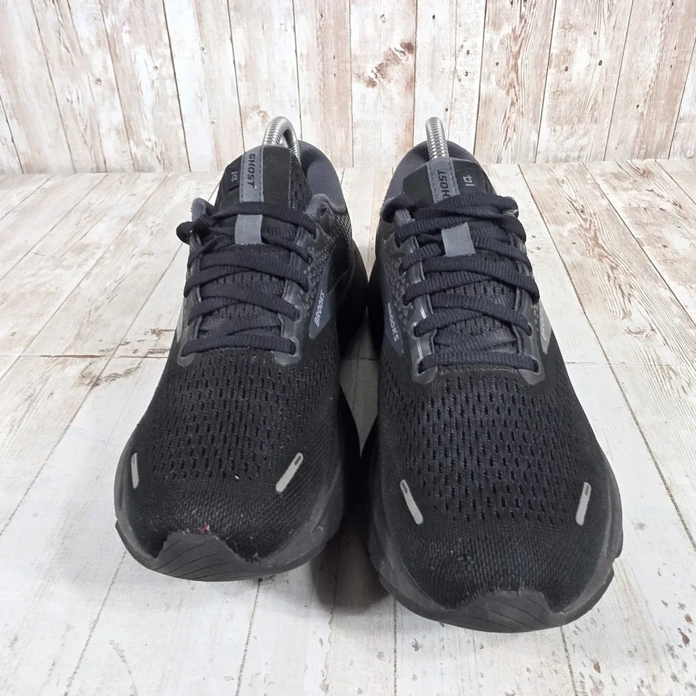 Brooks‎ Ghost 14 Womens Running Shoes Black Ebony 1203561B020 Size 8.5 Medium B